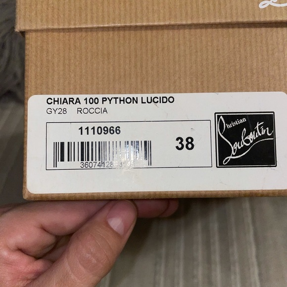 Christian Louboutin Python Pumps100 mm - Picture 11 of 11